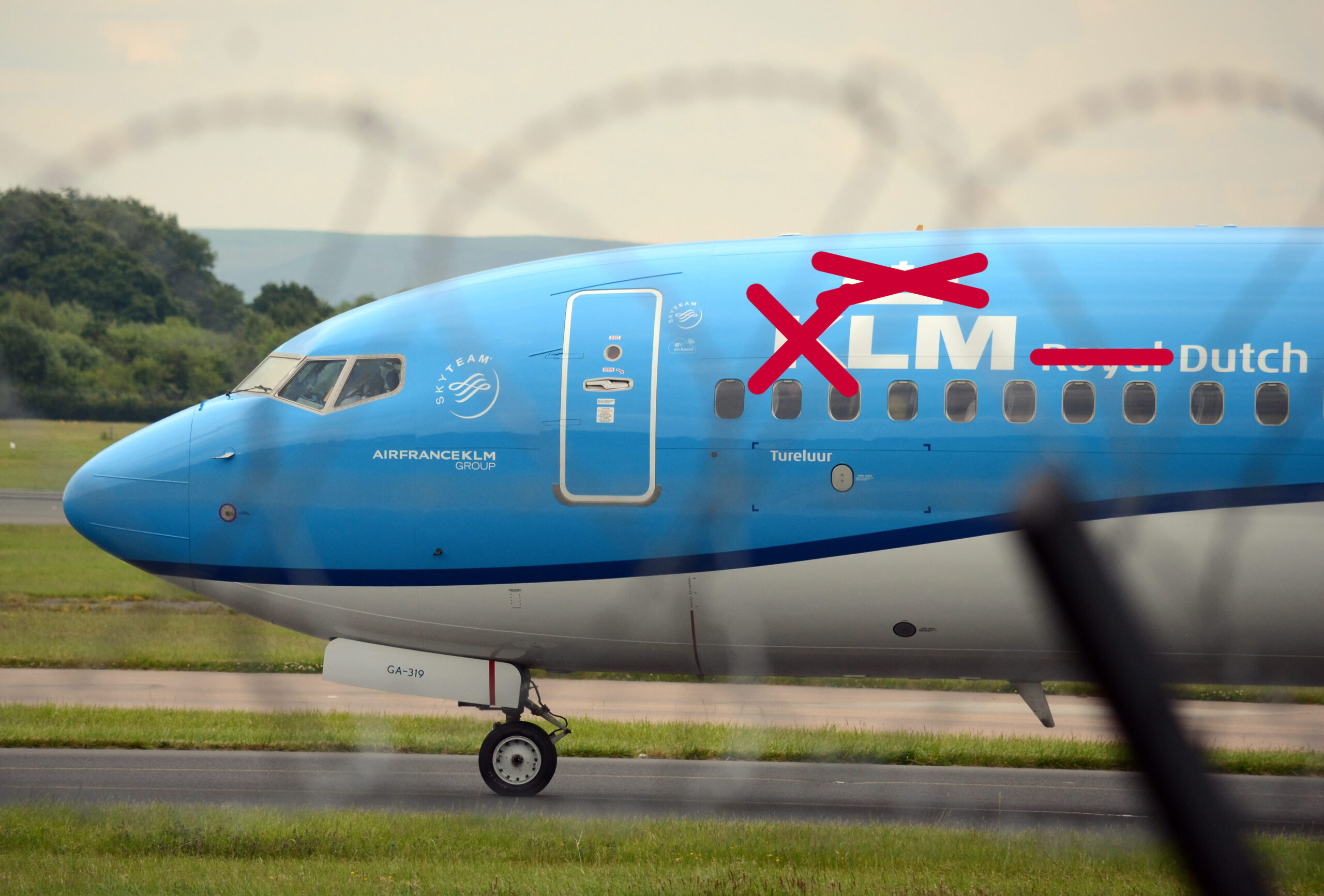 Petitie KLM niet koninklijk